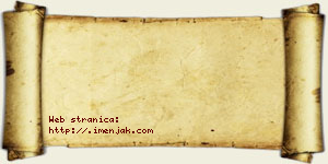 Jovan Erak vizit kartica